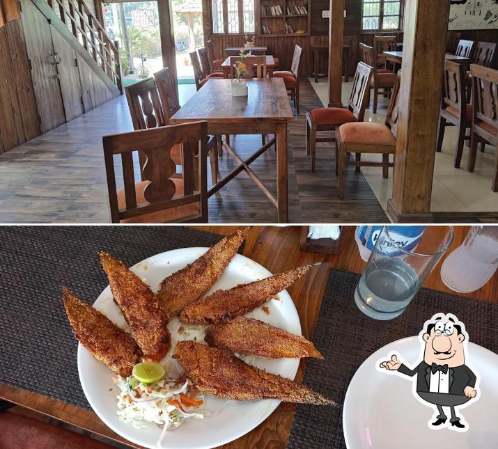 Take a seat at one of the tables at BlueMoon Classic