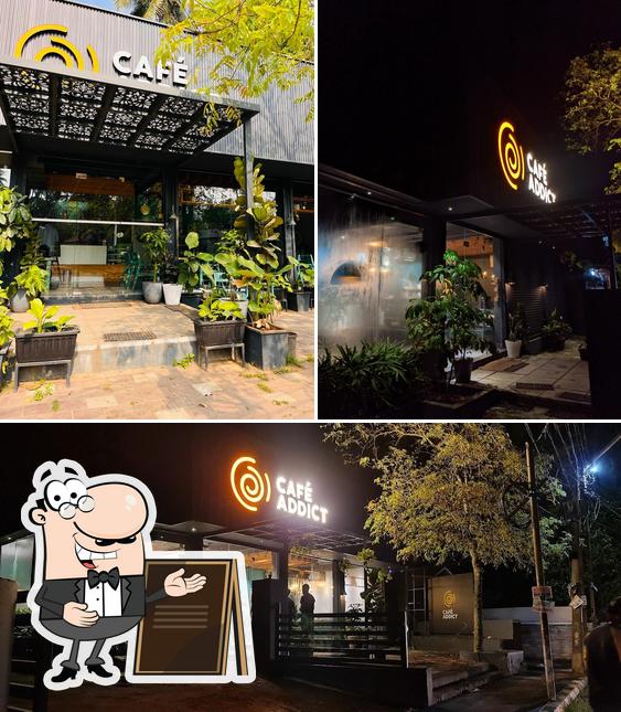 The exterior of CAFE ADDICT GURUVAYUR