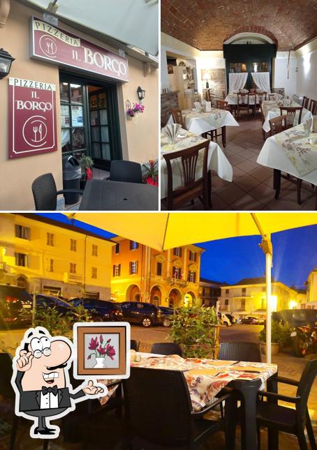 La interni e esterno del ristorante