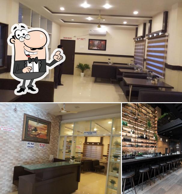 The interior of Hotel Shal Restaurant And Bar In Amravati