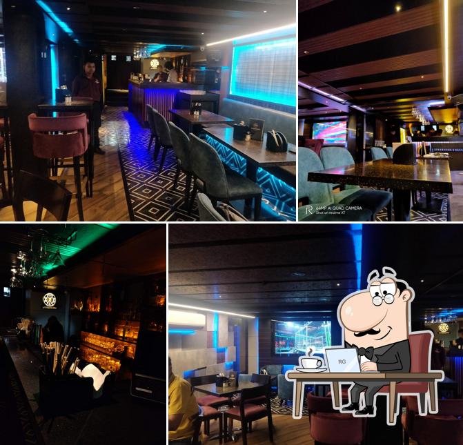 The interior of 36 Downtown - Restobar