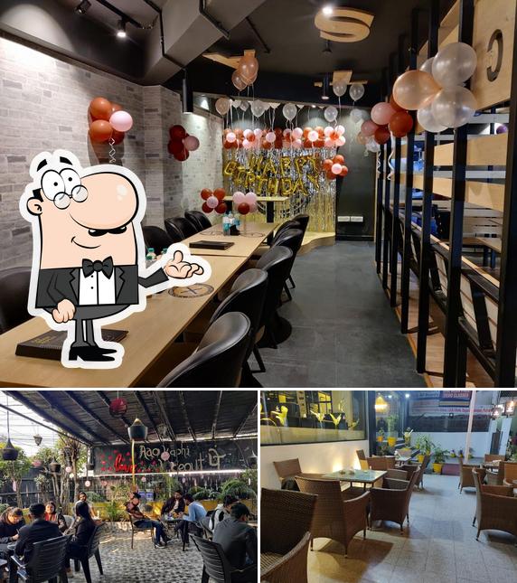 The interior of Cafe Hideout