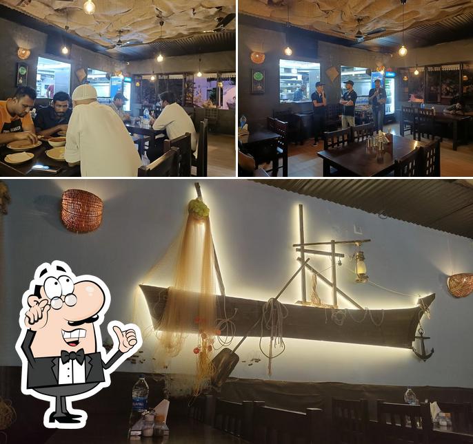 The interior of DE Fish Restaurant
