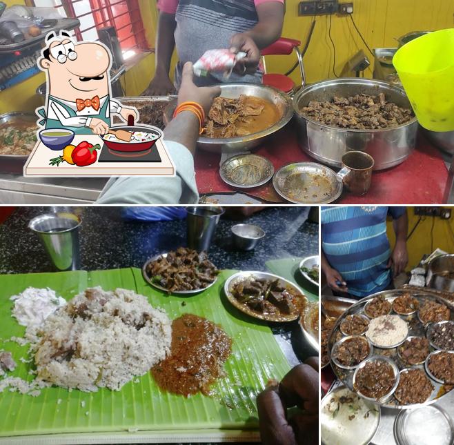 Paella at Muthu mutton Stall& briyani