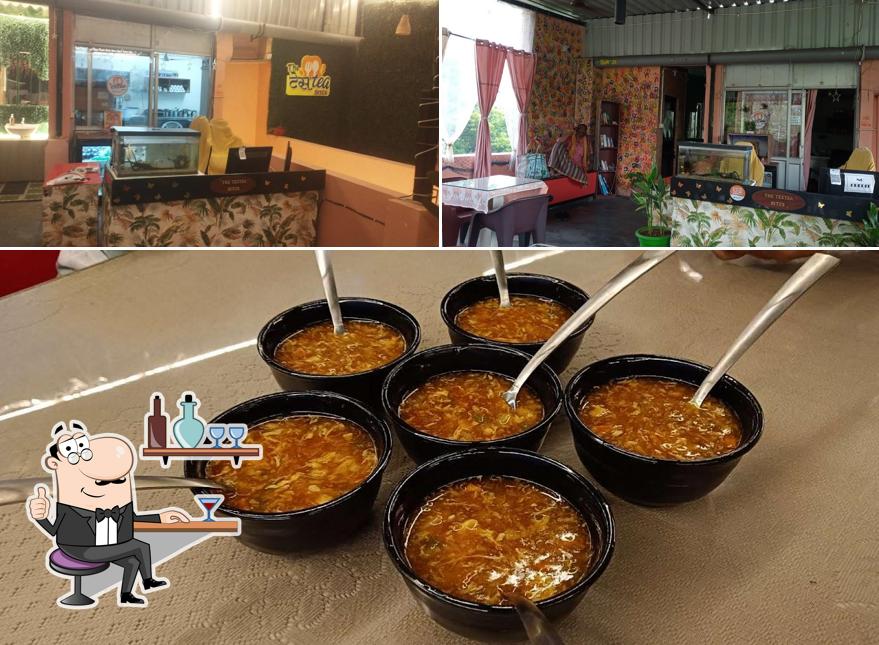 The testea bites is distinguished by interior and food