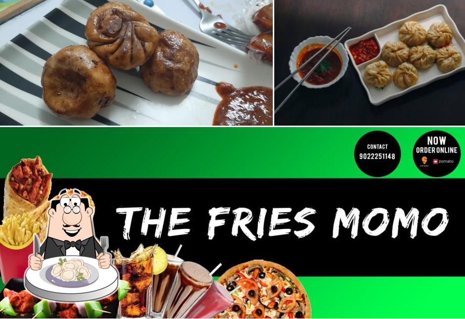 Dumplings at the fries momo