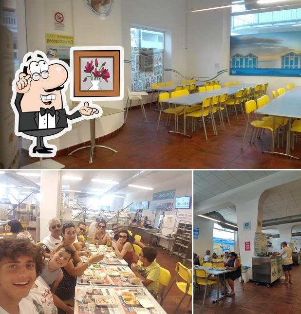 Gli interni di PesceAzzurro