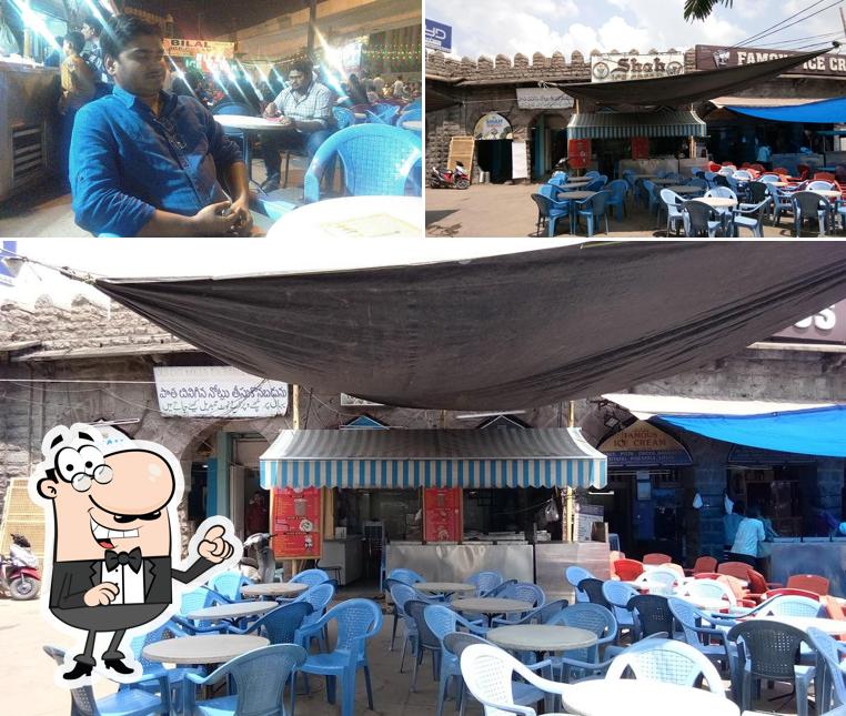 The interior of Shah Ice Cream Parlour