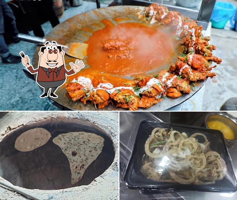 Food at K. K da Dhaba