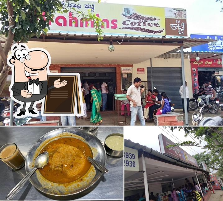 The photo of exterior and meat at Brahmins Coffee Katte