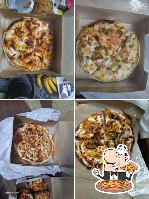 Order pizza at Domino's Express