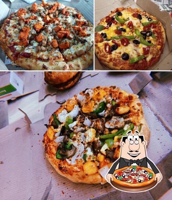 At Domino's Pizza Dargah Bazaar, Cuttack, you can taste pizza