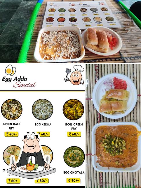 Food at Egg Adda