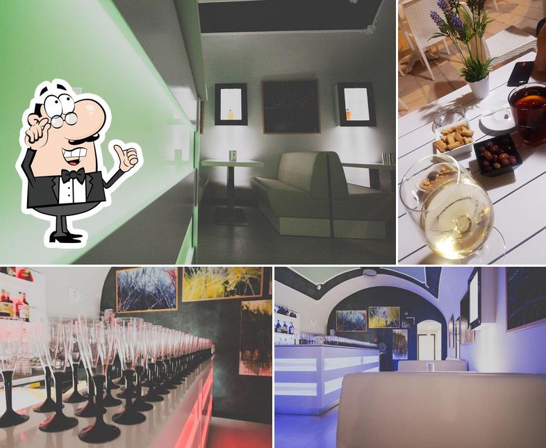 Gli interni di Perbacco Wine Bar