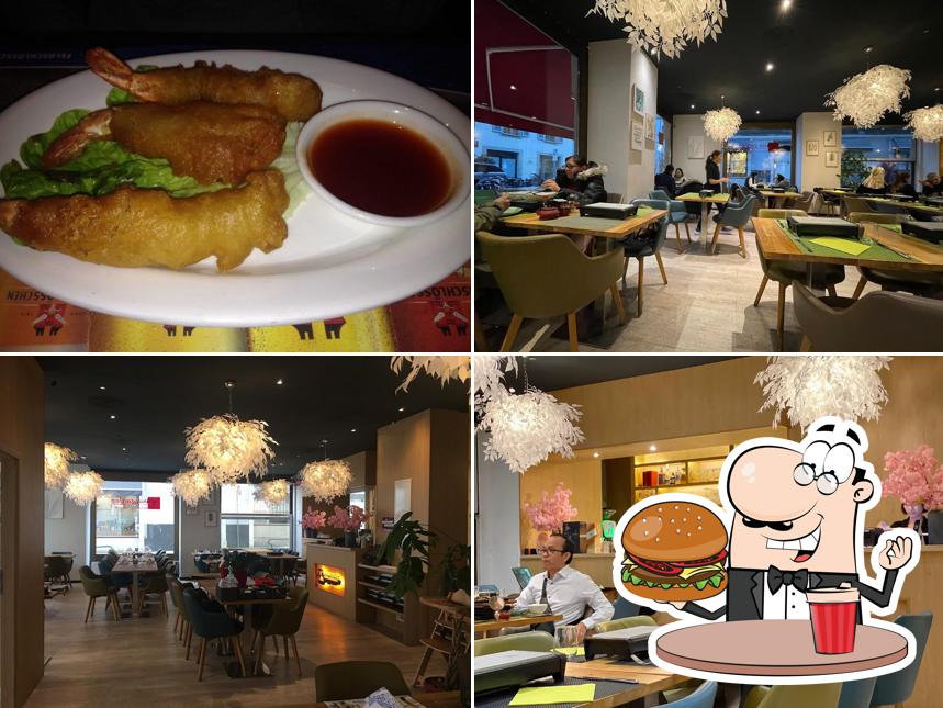Ordina un hamburger a Restaurant Asia Garden