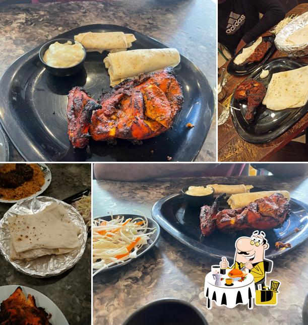 Tandoori chicken at Bar b que inn