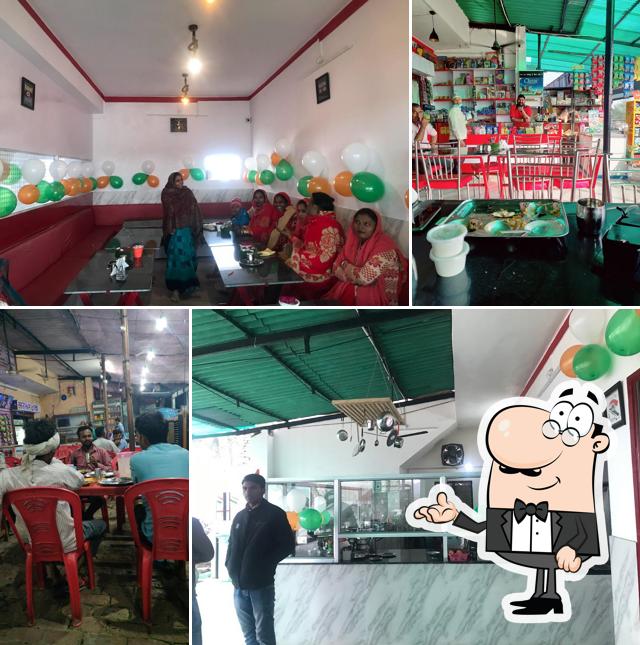 The interior of Pandit ji family restaurant Pure Veg