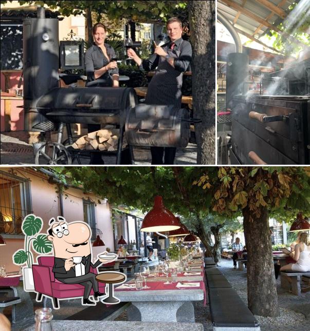 Gli interni di Ristorante da Gina