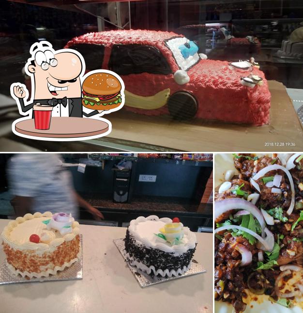 Order a burger at Sri Ujwala Bakers