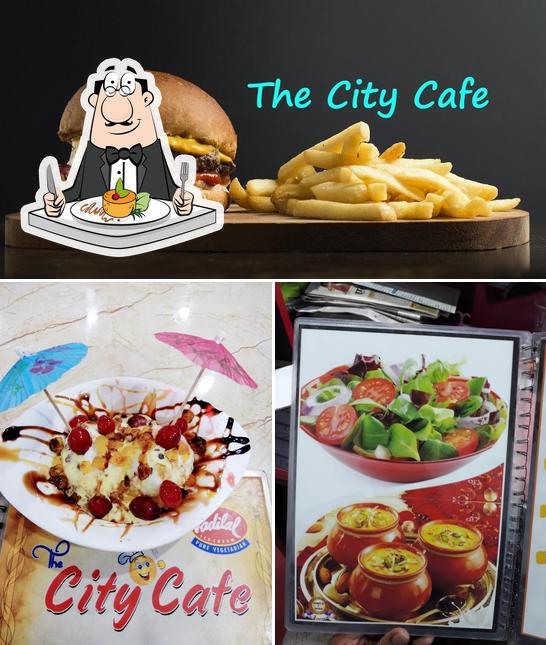 Food at The City Cafe