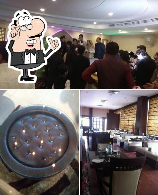 Take a seat at one of the tables at The Yellow Chilli