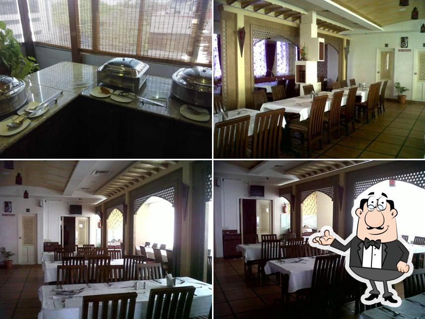 The interior of Silsila Restaurant