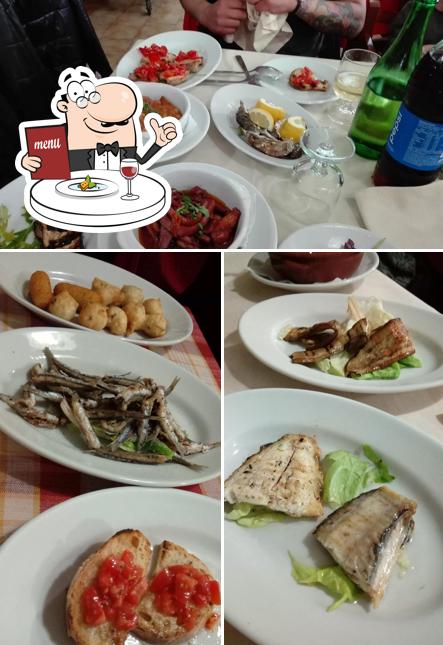 Platti al Trattoria Il Cacciatore