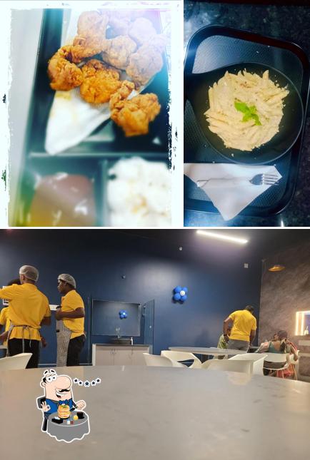 This is the picture displaying food and interior at Bistro cafe