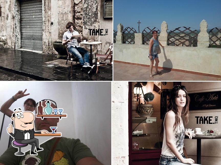 Gli interni di CafèArtè