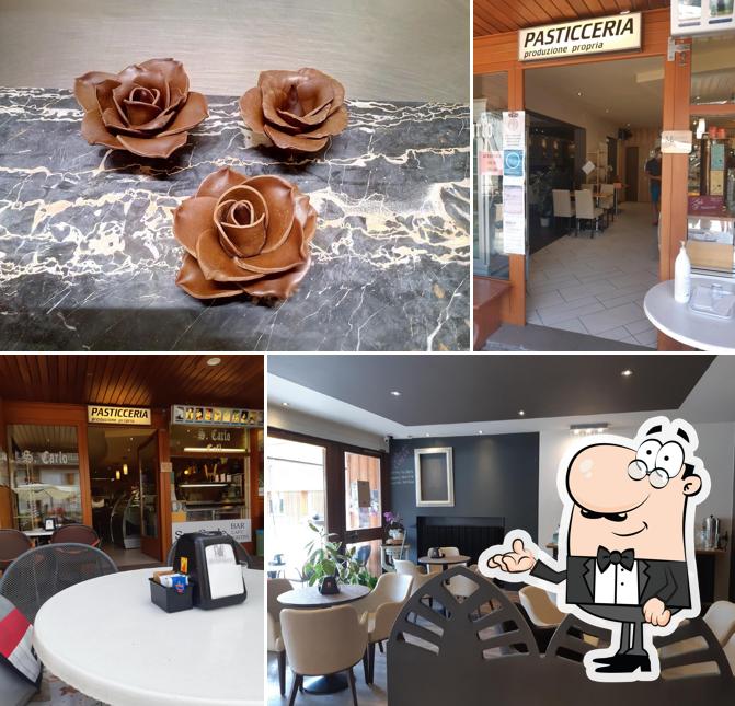 Dai un'occhiata agli interni di San Carlo café pasticceria gelateria