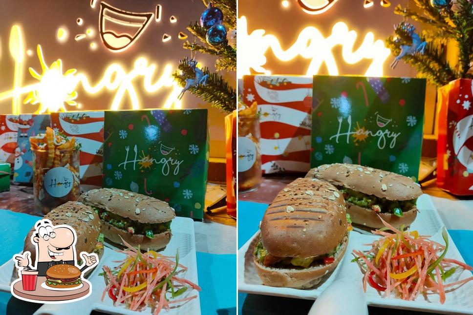 Try out a burger at Hangry