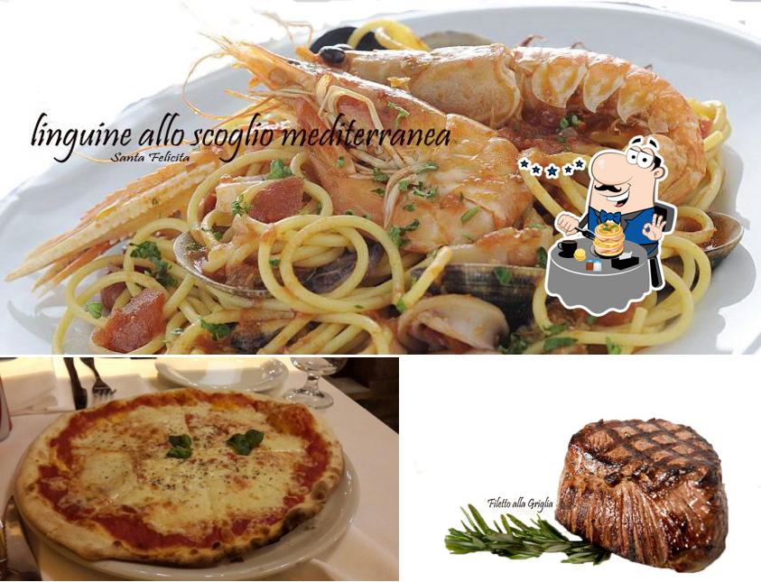 Cibo al ristorante santa felicita
