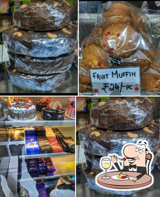 Food at Puffs N Cakes Dwarka's Own Bakery