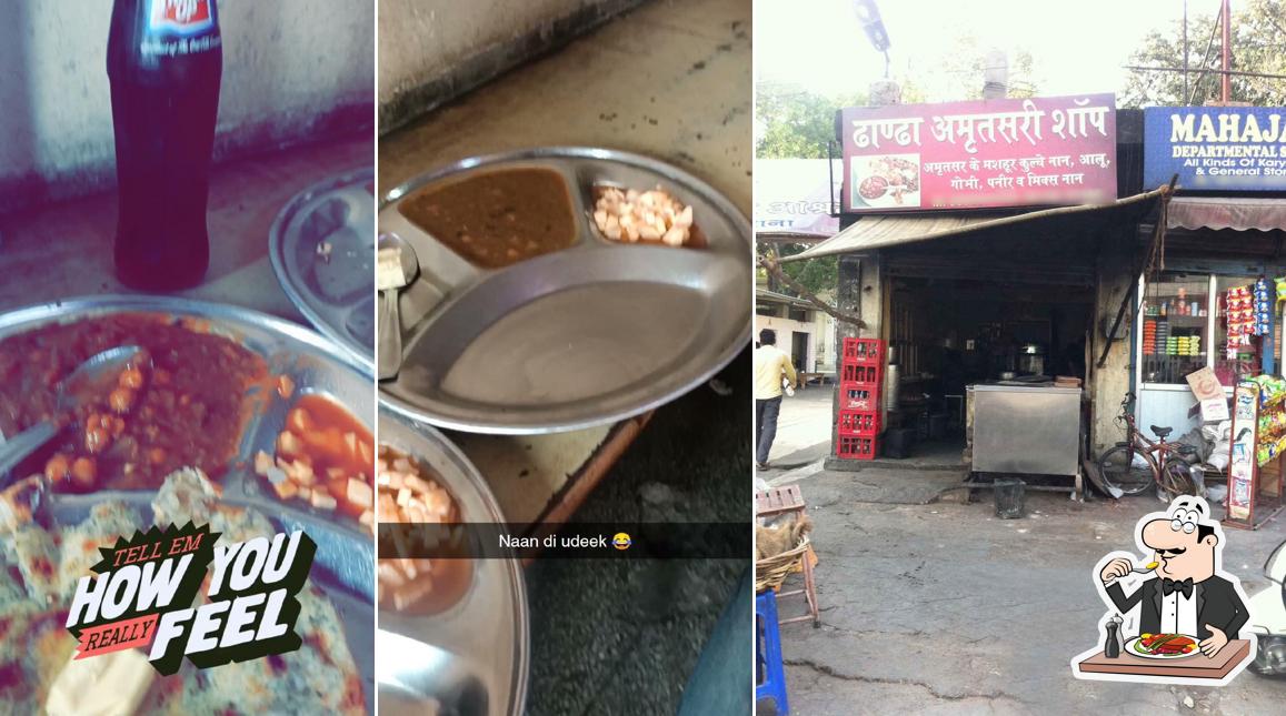 Meals at Dhanda Amritsari shop