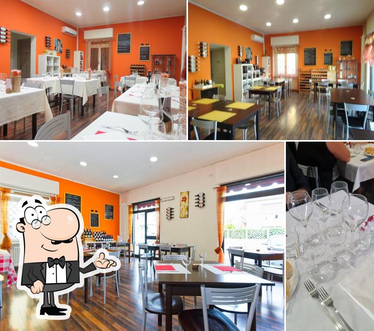 Gli interni di Enoteca Roby con Cucina