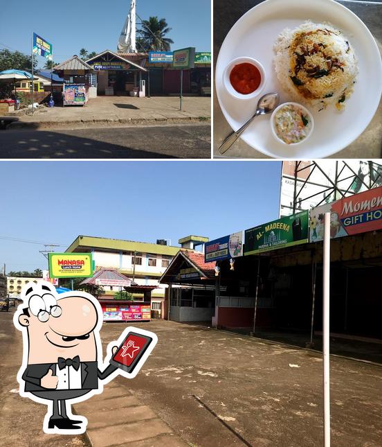 The image of MANASA LUNCH HOME PURE VEG’s exterior and food