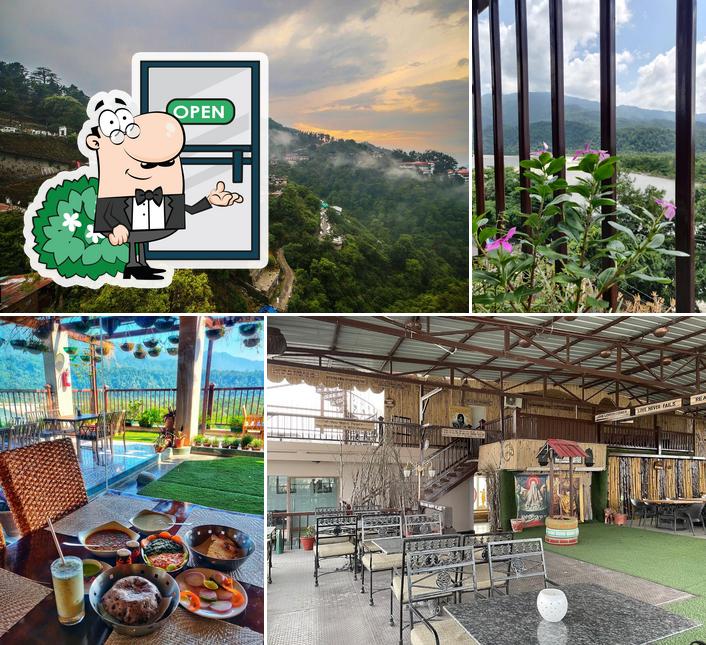 Check out how The Sitting Elephant - A Rooftop Restaurant Overlooking River Ganga looks outside
