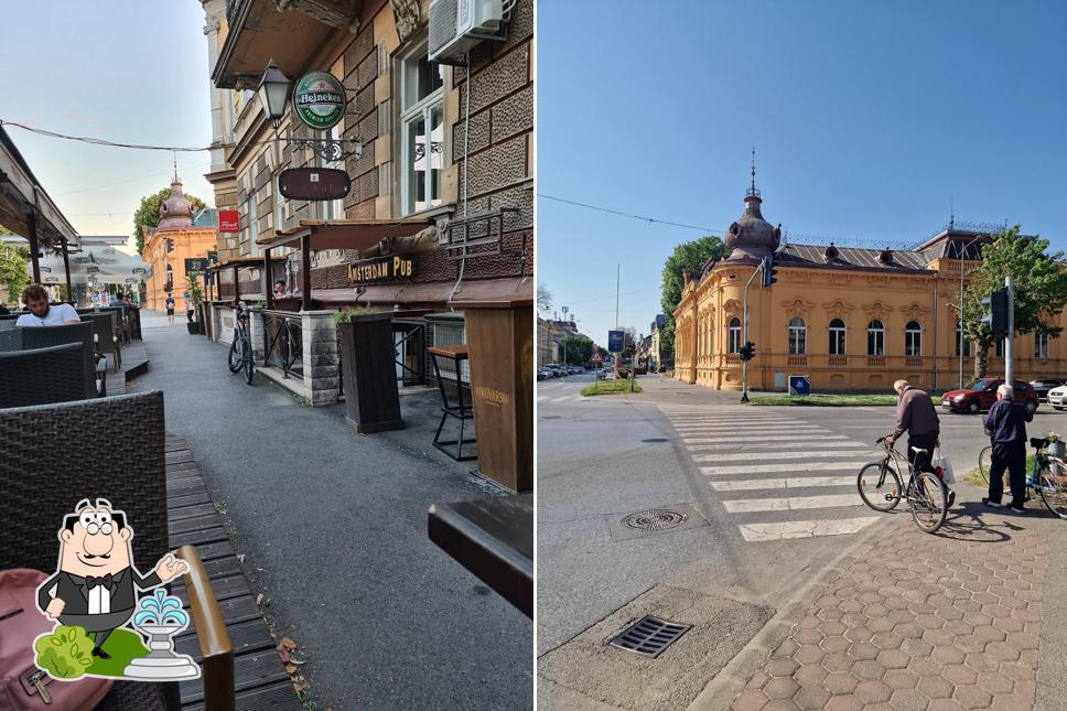 Gli esterni di Amsterdam Pub