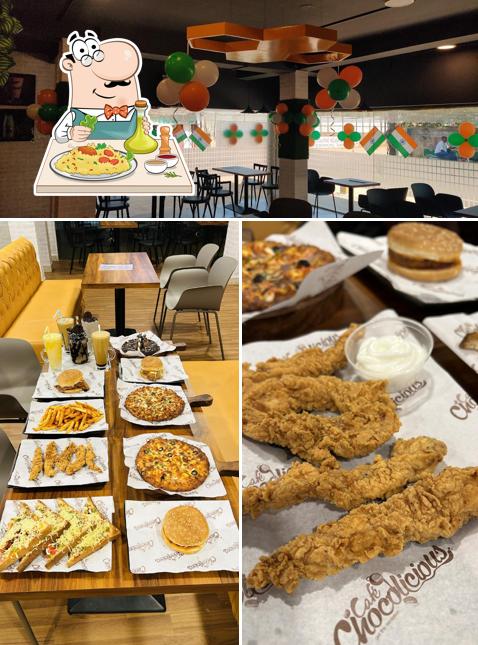 Cafe Chocolicious Hubli - Best Cafe in Hubli (Pizza/Pasta/Burger/Sandwich/Apatizers/Shakes/Coffee) is distinguished by food and interior