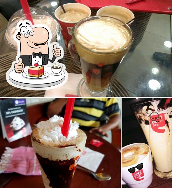 Café Coffee Day serves a number of desserts
