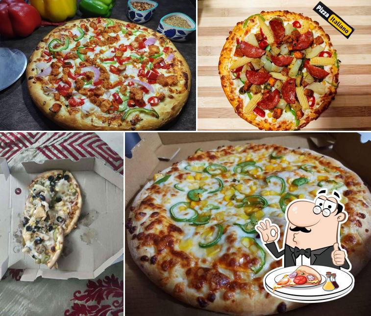 Try out different types of pizza