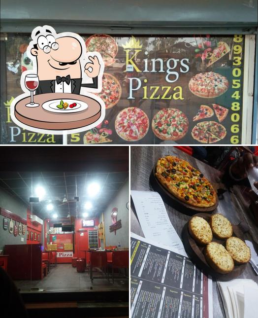 Food at King's Pizza