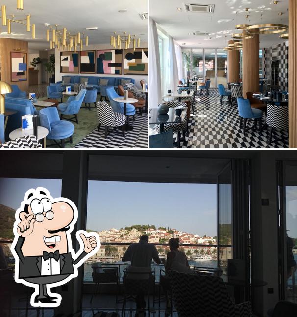 Dai un'occhiata agli interni di Adriana Roof Top Bar