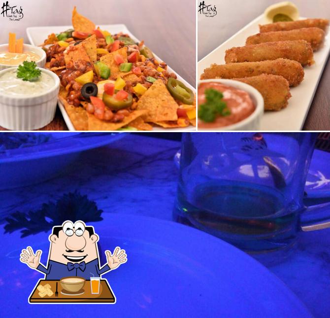 Food at Hashtag The Lounge