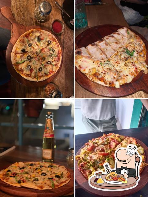 Order pizza at The Stranger's Tavern