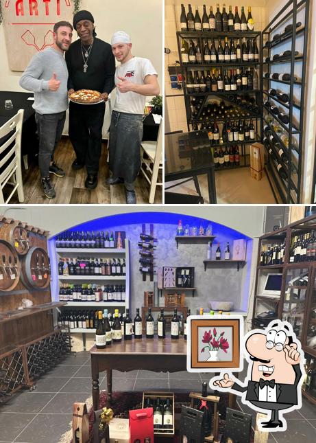 Gli interni di ARTI Pizzaria