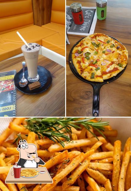 French fries at Cafe Divine