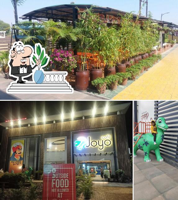 The outside area is an important feature of Café Joyo