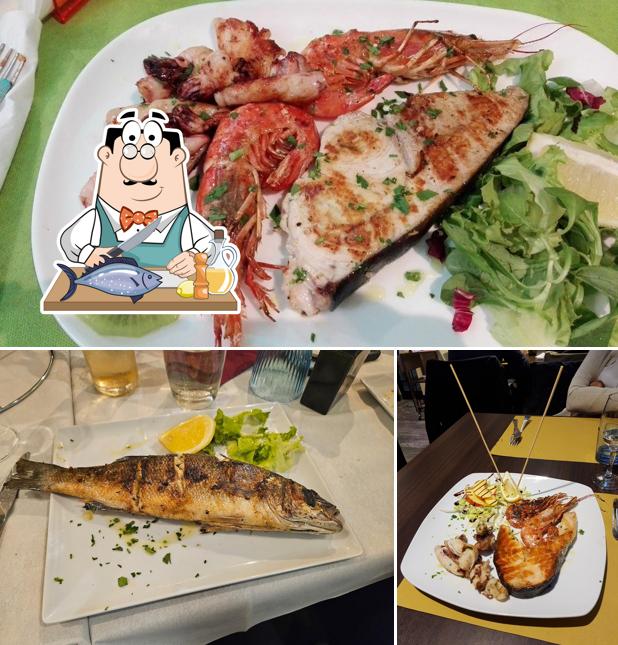 Salmone grigliato al Fish & Drink Pescheria Ettore
