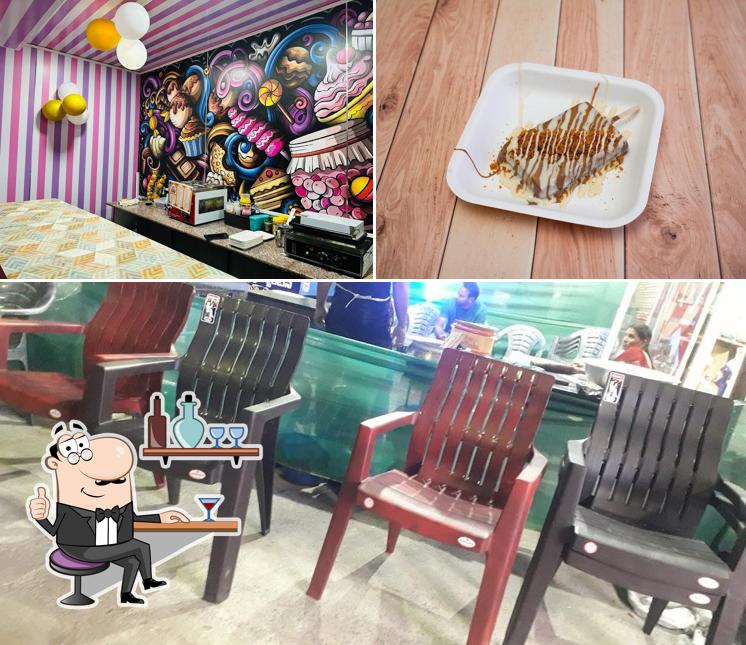Among different things one can find interior and food at Froffles